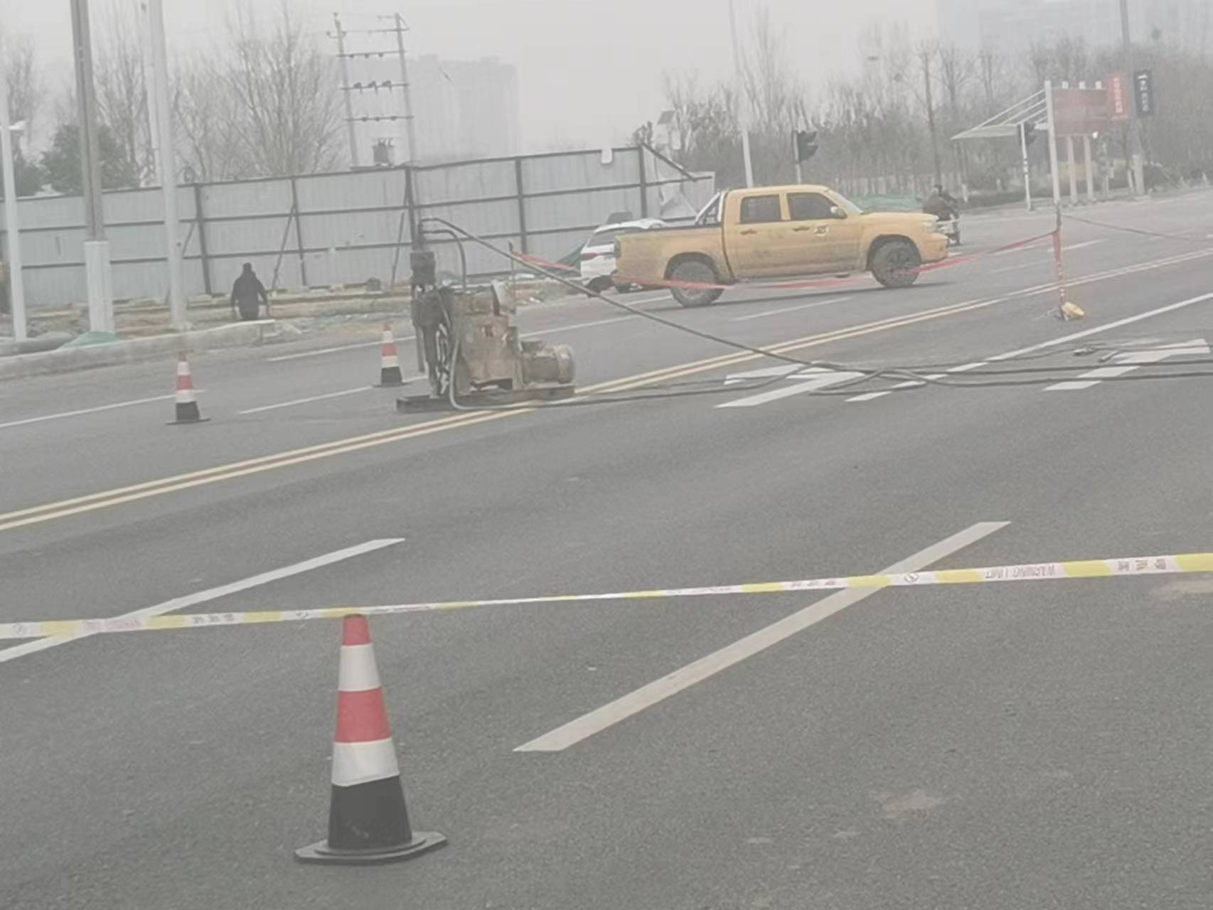 汉滨公路路基沉陷注浆